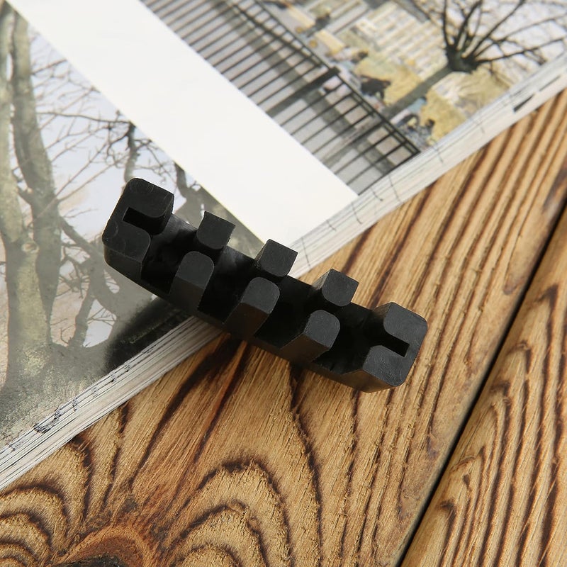 Mihey 2Pcs Violin Mute, 4/4 Rubber Violin Practice Mute, Black - Image 4